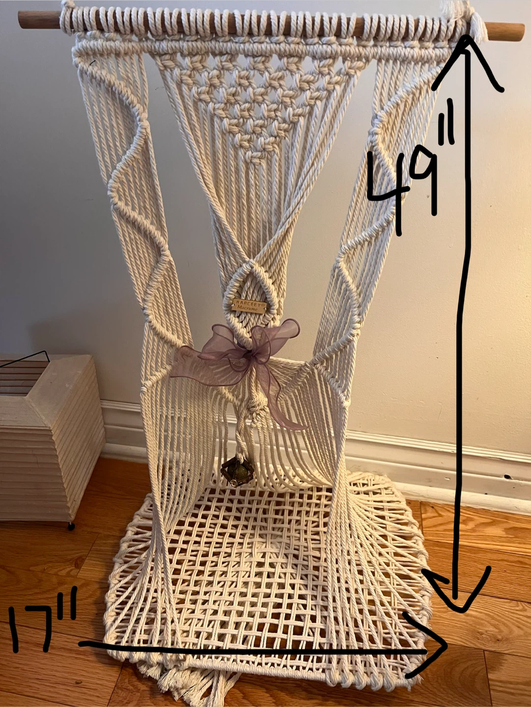 Karcee Macrame Cat Hammock