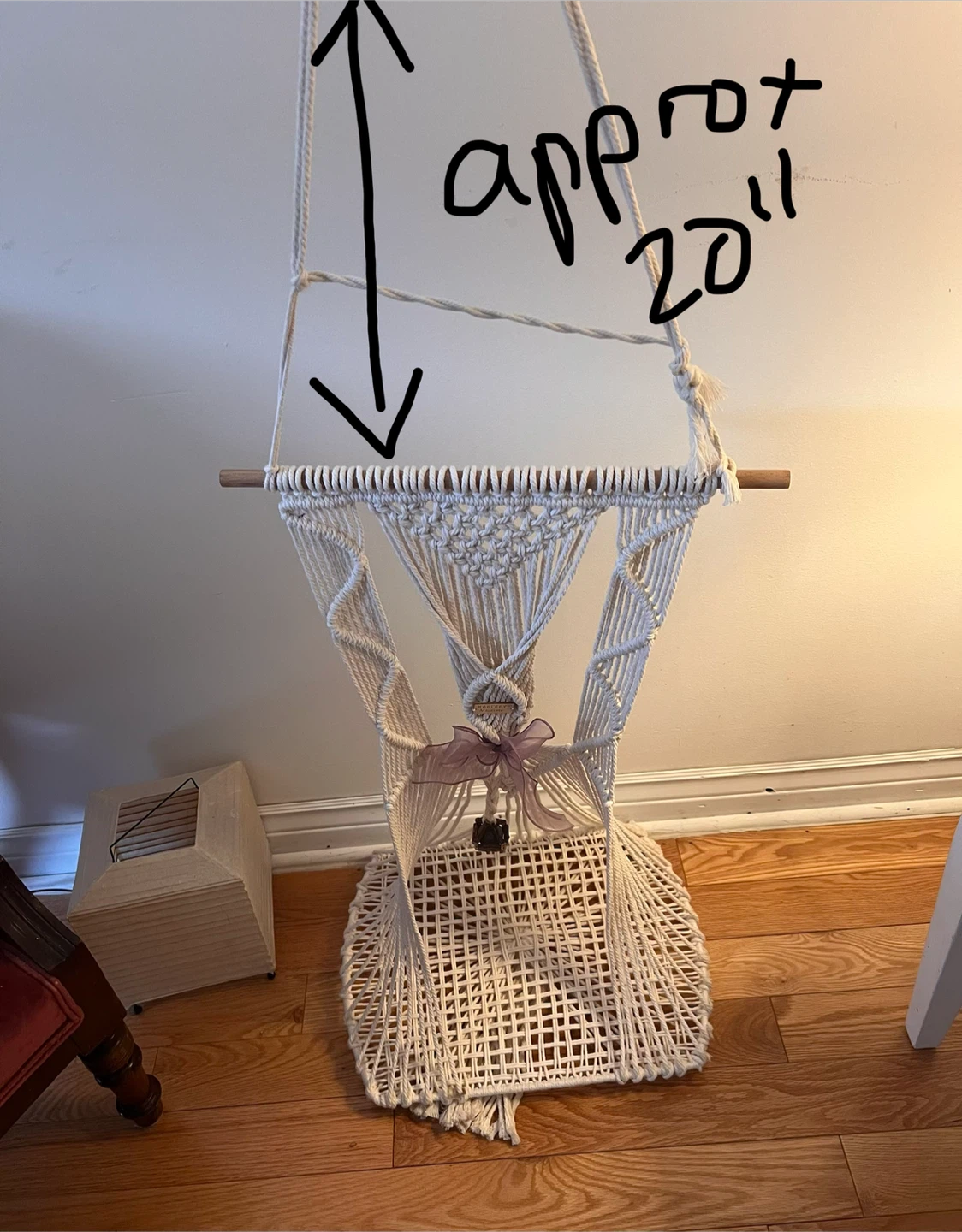 Karcee Macrame Cat Hammock - photo 3