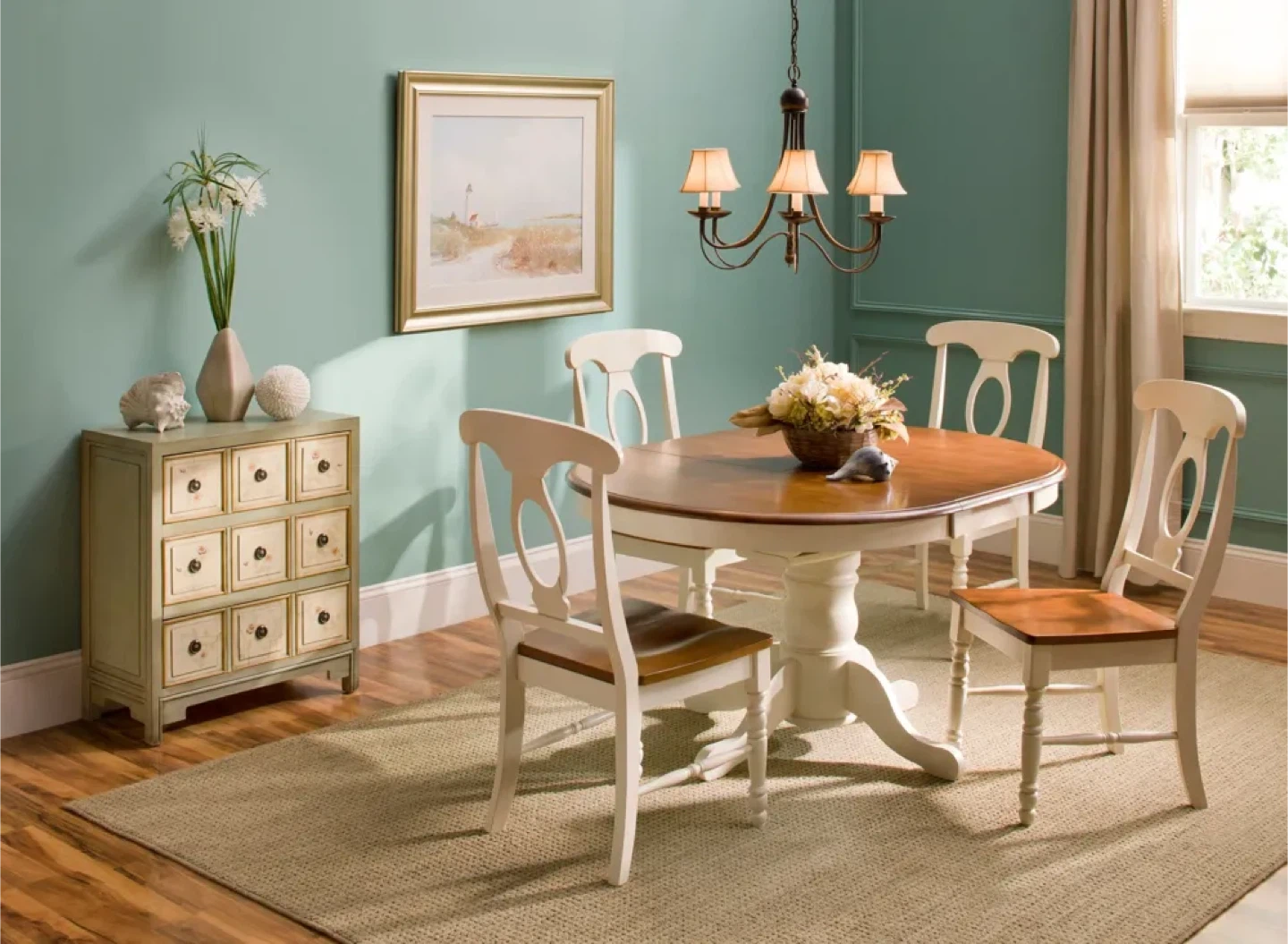 Kenton 5 piece dining room set with chairs included