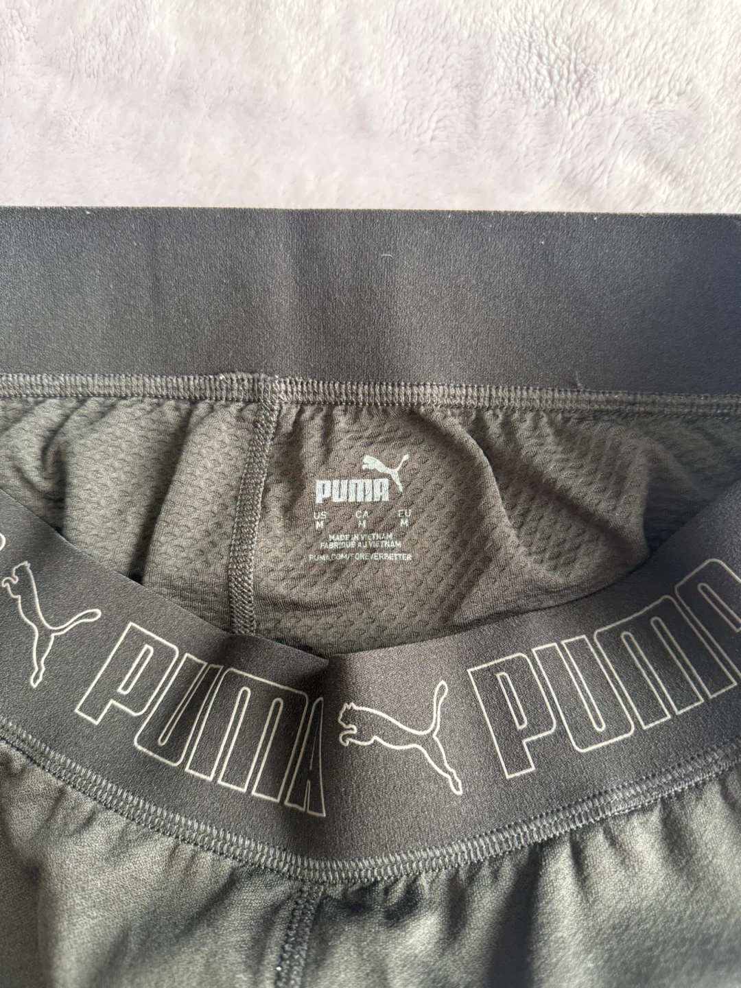 Puma Women’s Black Athletic Shorts – Size M - photo 3