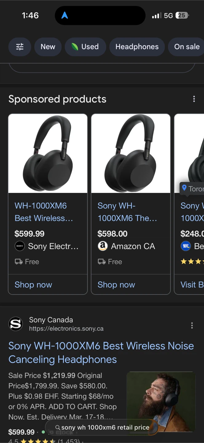 Sony WH-1000XM6 Wireless Noise Cancelling (Authentic) - photo 2