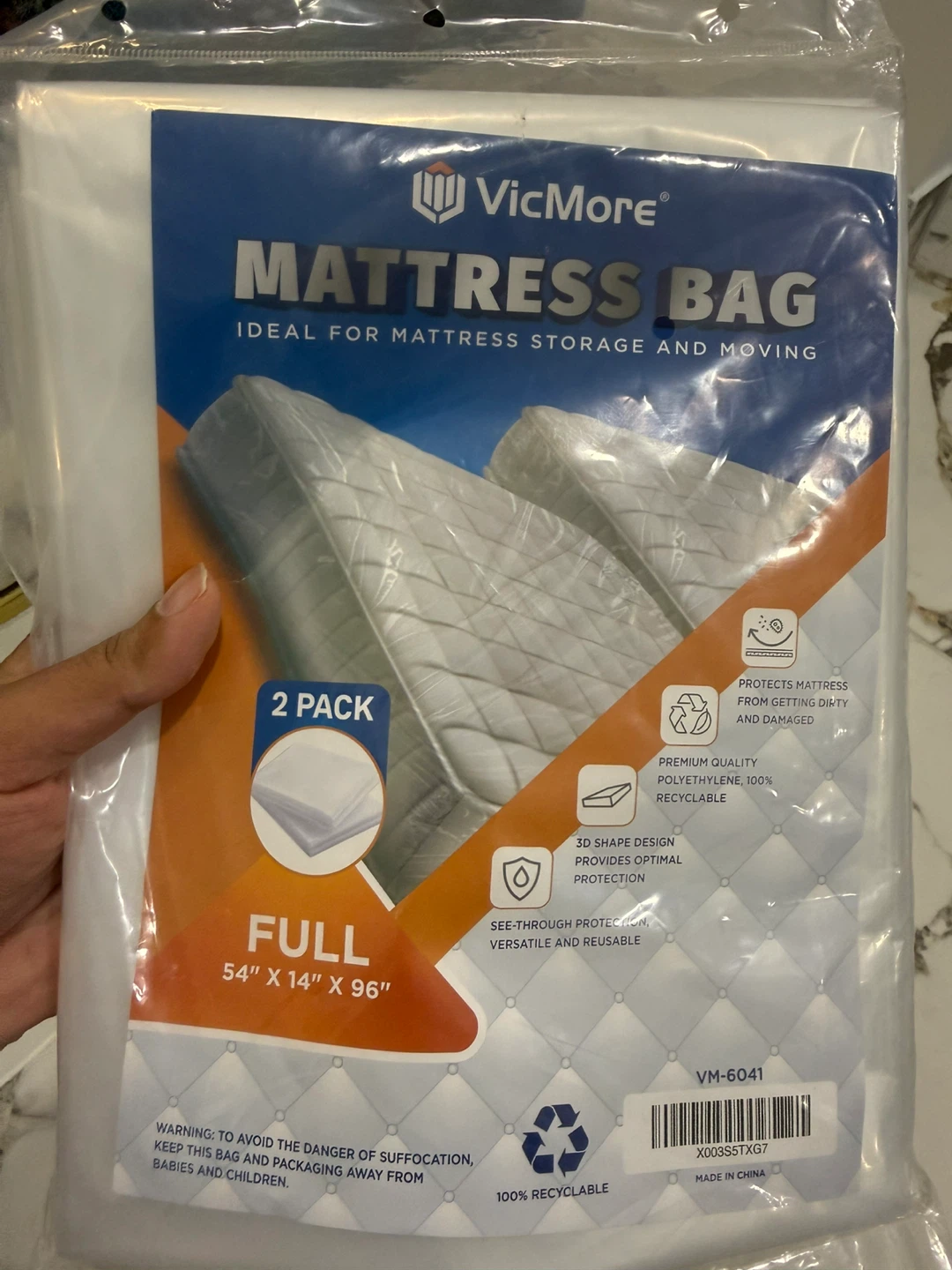🛏️ MOVING OUT SALE – Mattress Storage Bags (2 Pack)