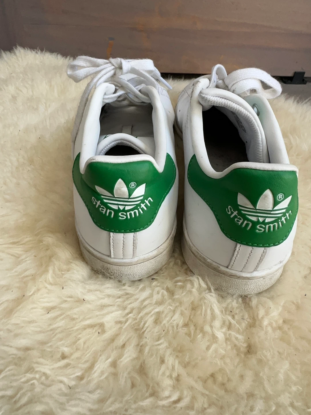 Mens Adidas Stan Smith White Green Sneakers Men's Size 11 - photo 3