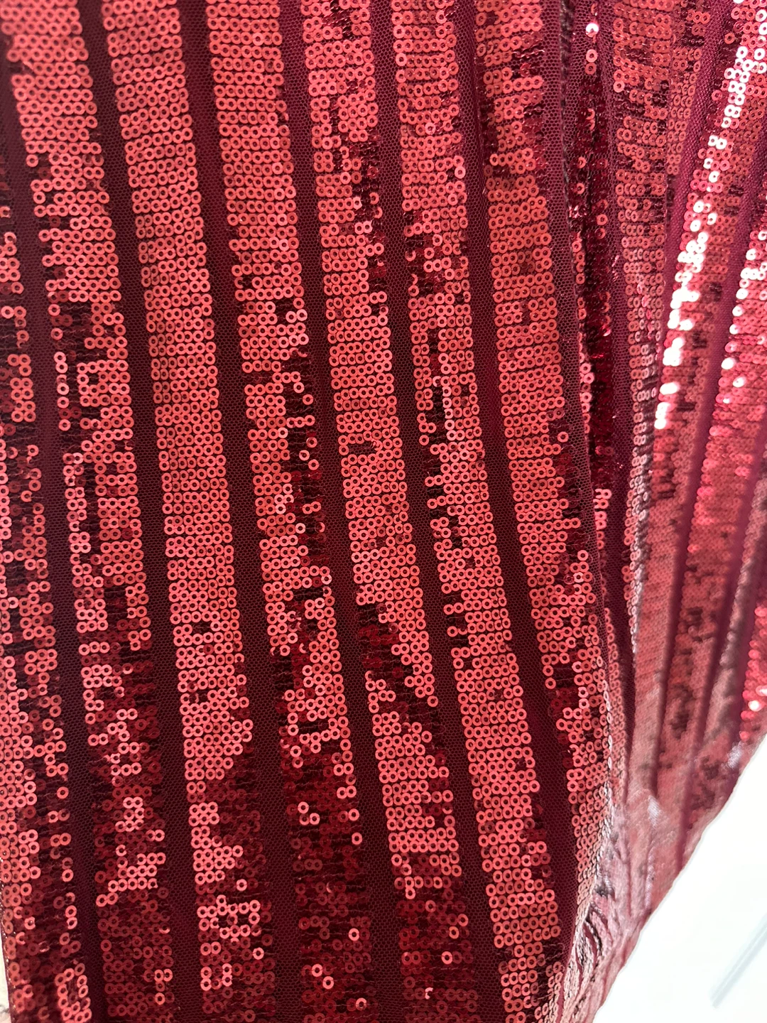 Nanette Nanette Lepore Red Sequin Striped Dress Size 6 - photo 3