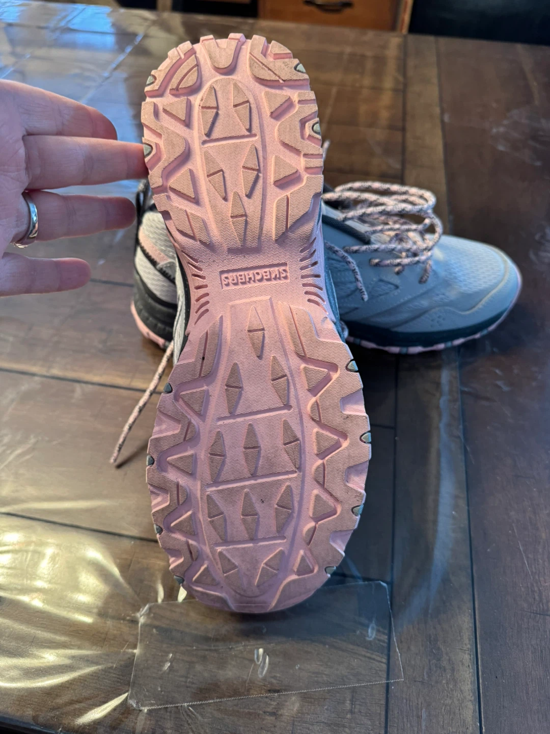 Skechers Women's Trail Running Shoes Grey/Pink - photo 3