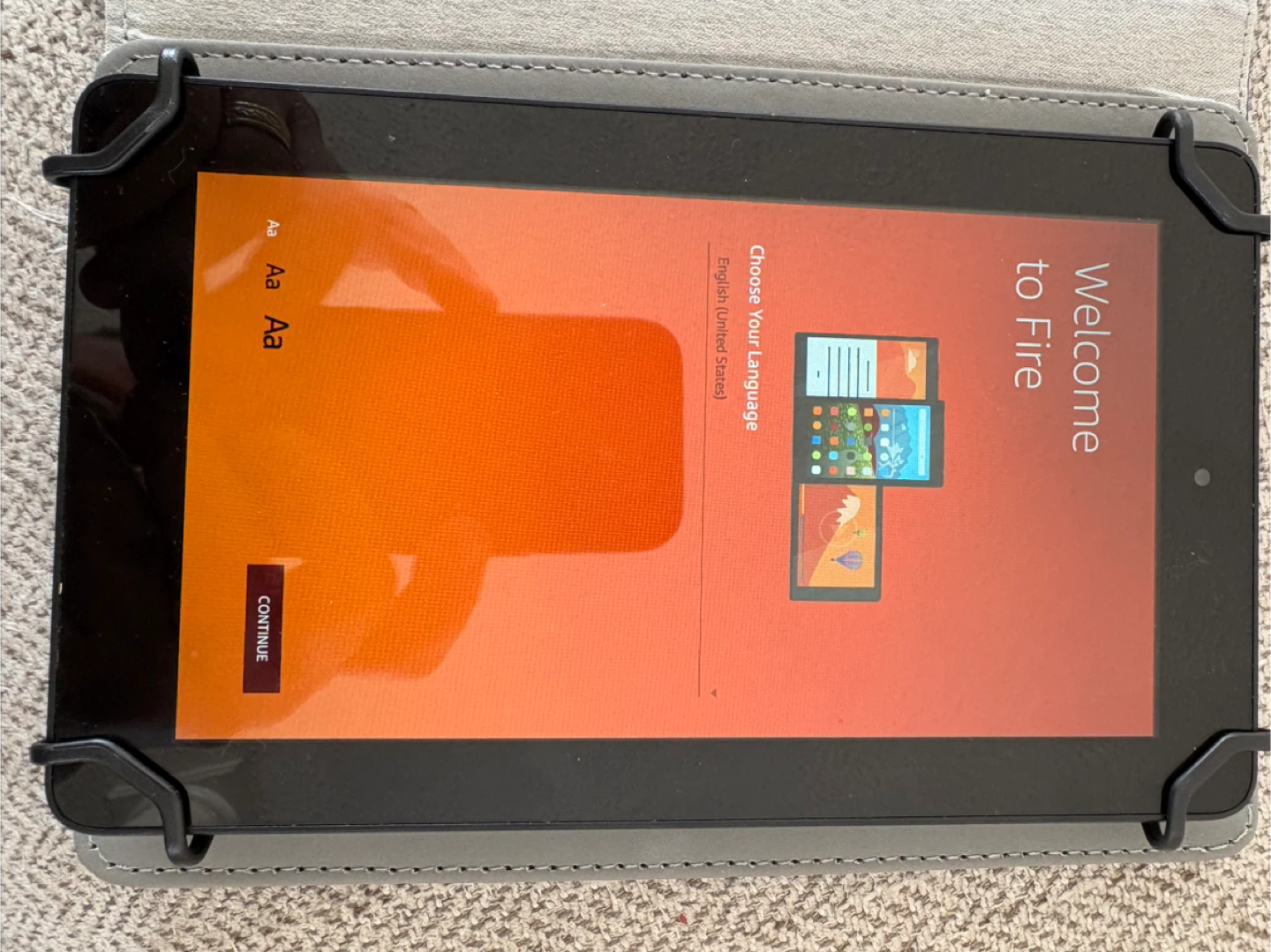 Amazon Fire Tablet with Case and Charging Cable - photo 2