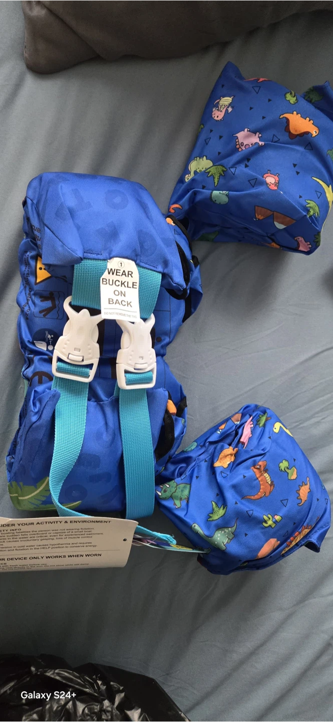 Chriffer Kids Swim Vest Dinosaur Print - photo 4