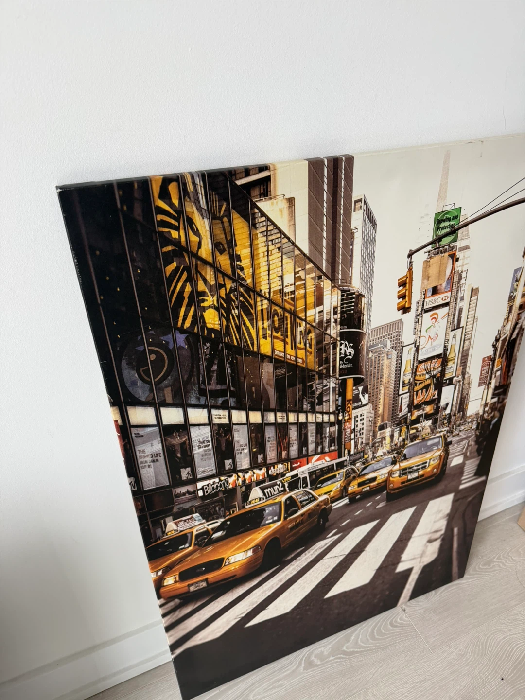 Times Square New York City Canvas Art Print - photo 2