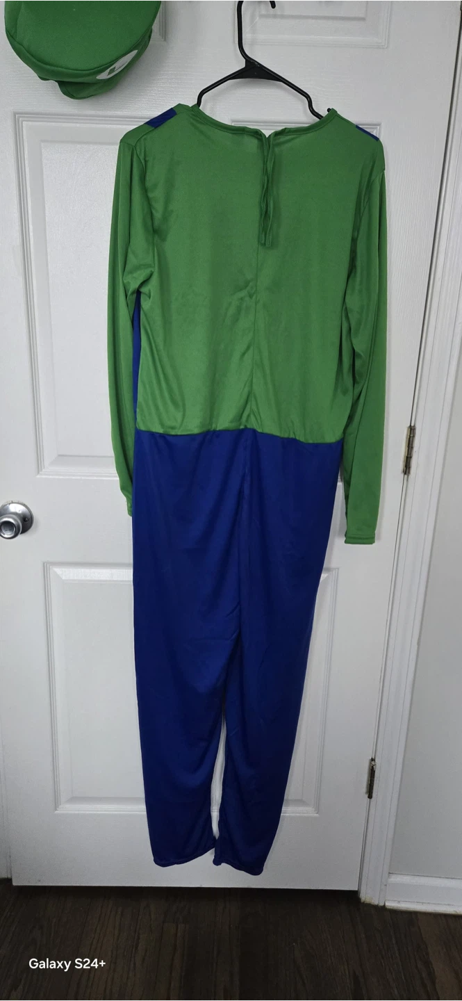 Luigi Costume with Hat - Size Medium - photo 4