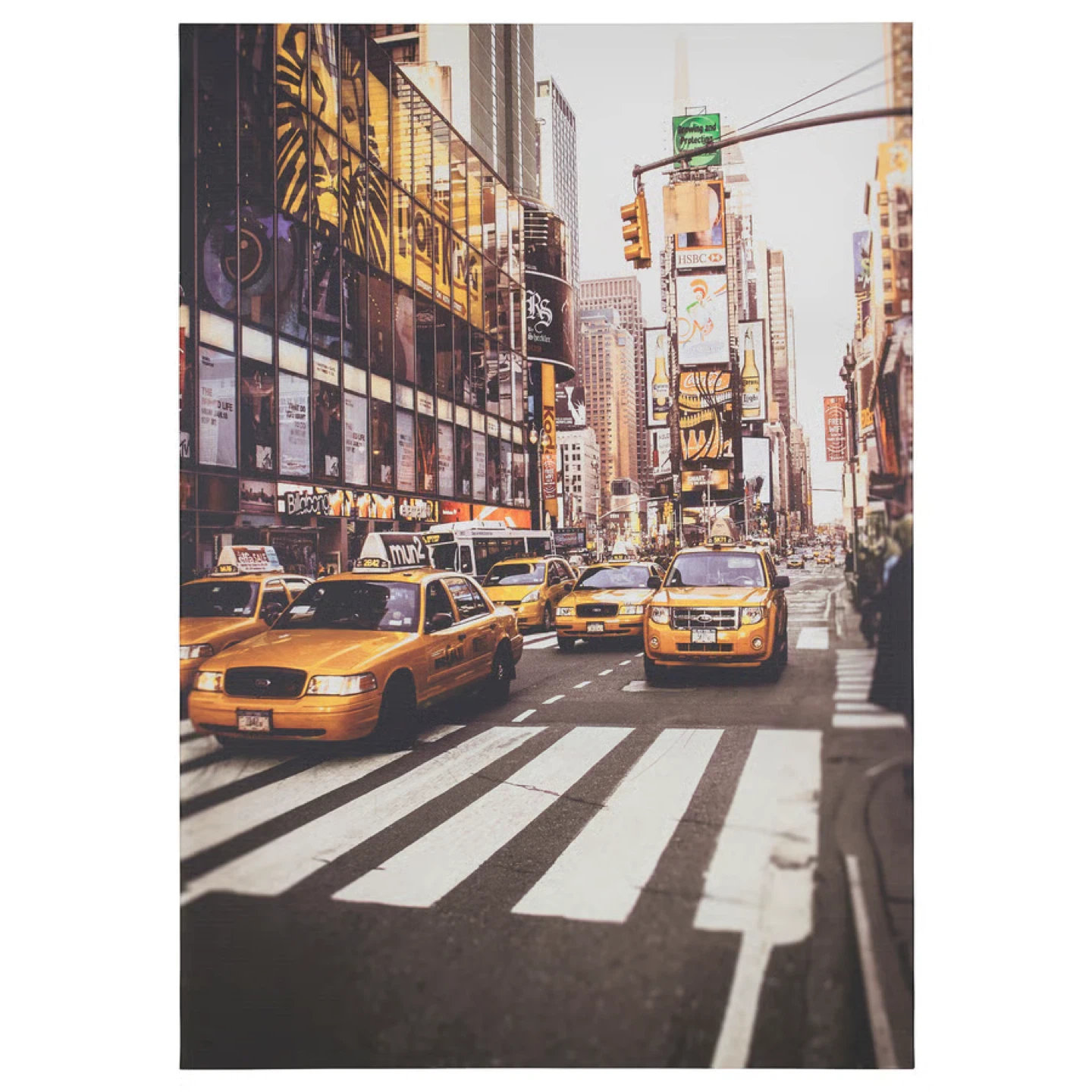 Times Square New York City Canvas Art Print - photo 4