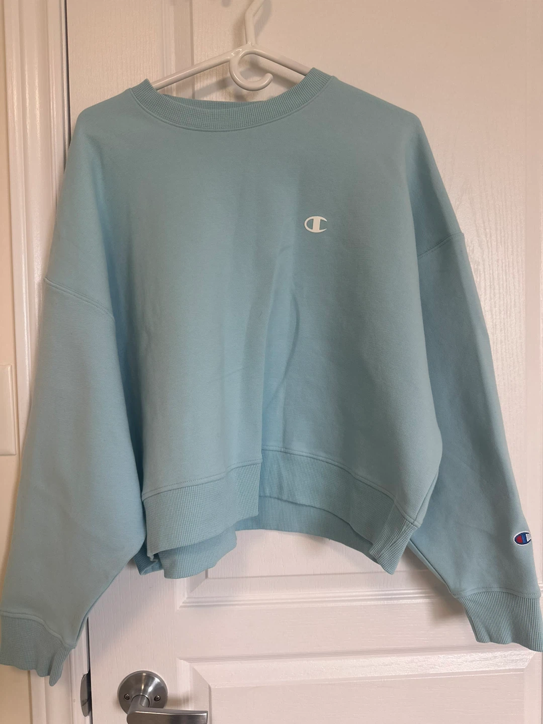 Champion Authentic Athleticwear Light Blue Sweatshirt - Size L