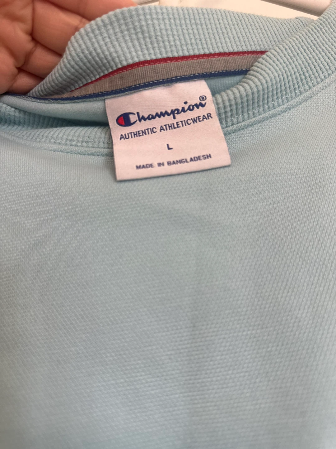 Champion Authentic Athleticwear Light Blue Sweatshirt - Size L - photo 2