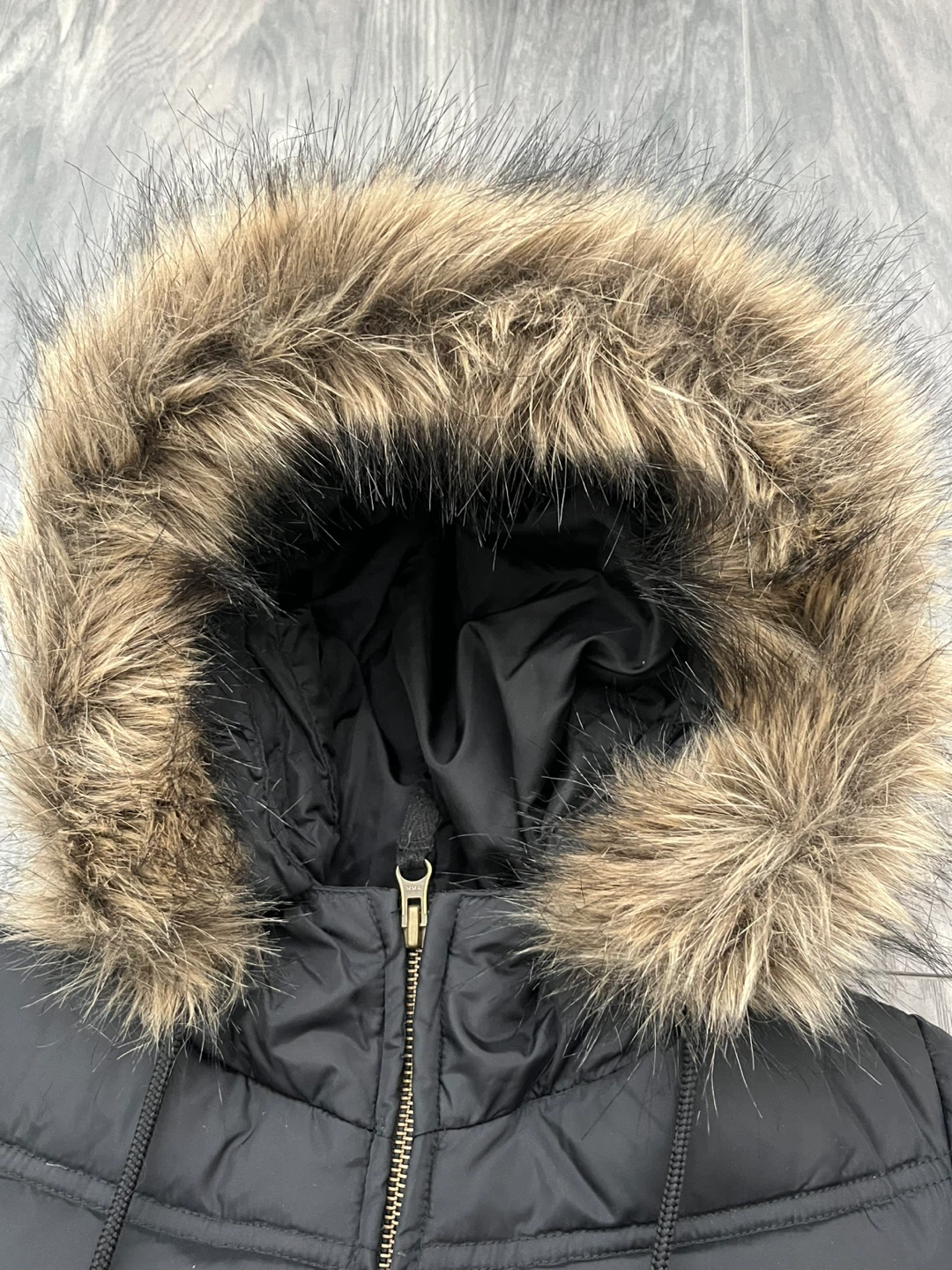 Black Puffer Jacket w/ Fur Hood - photo 3