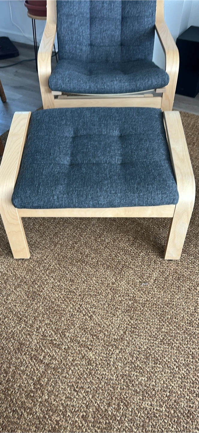 IKEA POÄNG Armchair and Ottoman Set - photo 4