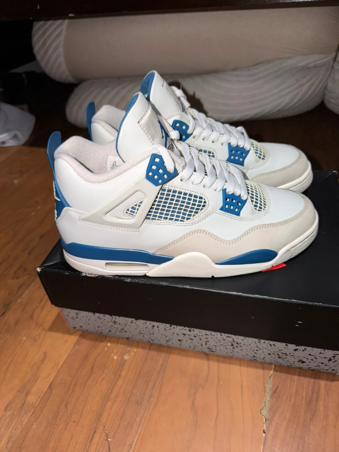 Air Jordan 4 Retro military blue - photo 2