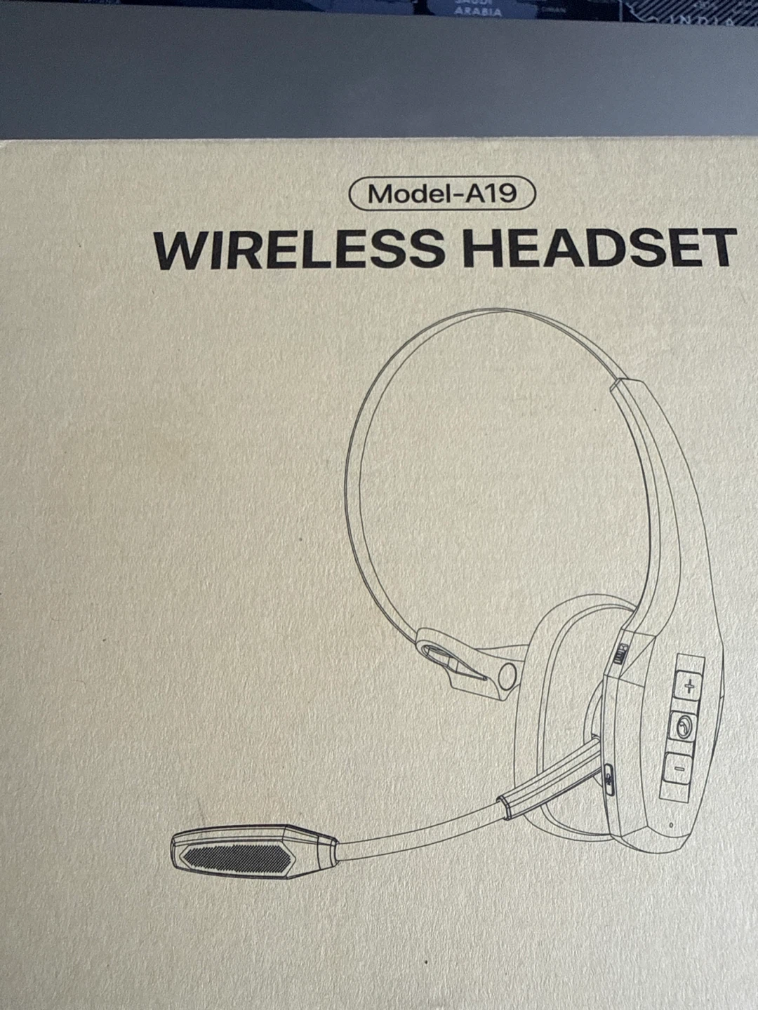 Model A19 Wireless Headset with Microphone