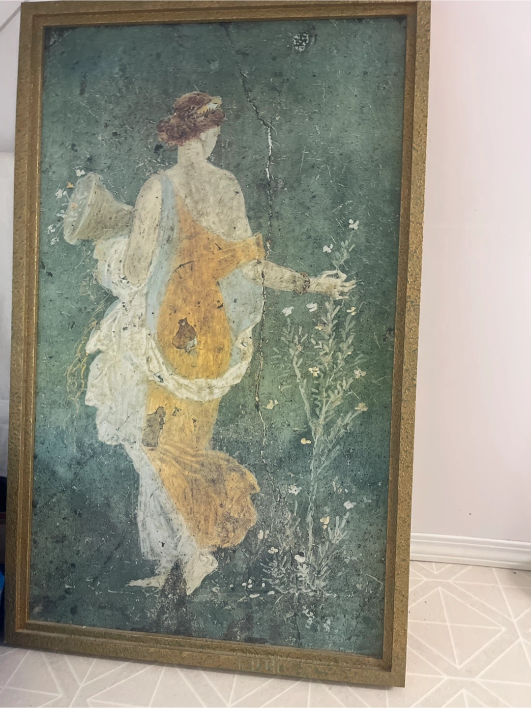 Vintage Roman Fresco Style Wall Art - photo 2