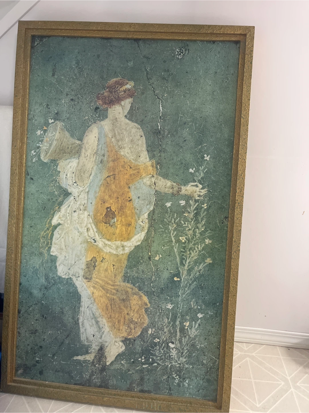 Vintage Roman Fresco Style Wall Art