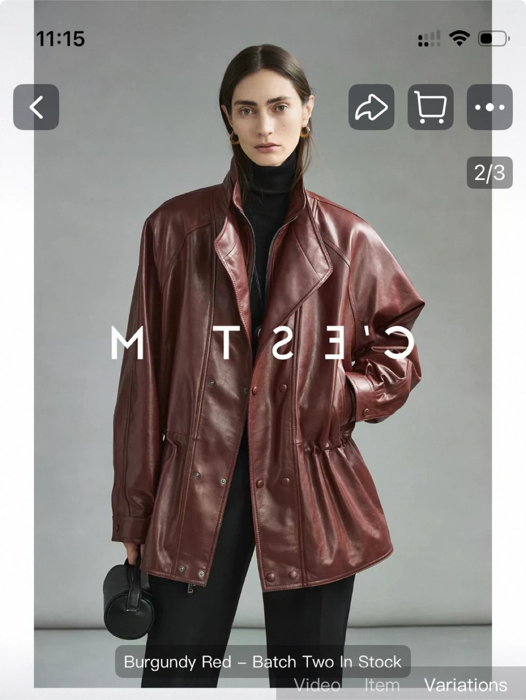 Sheep Leather Jacket NEW WITH TAGS