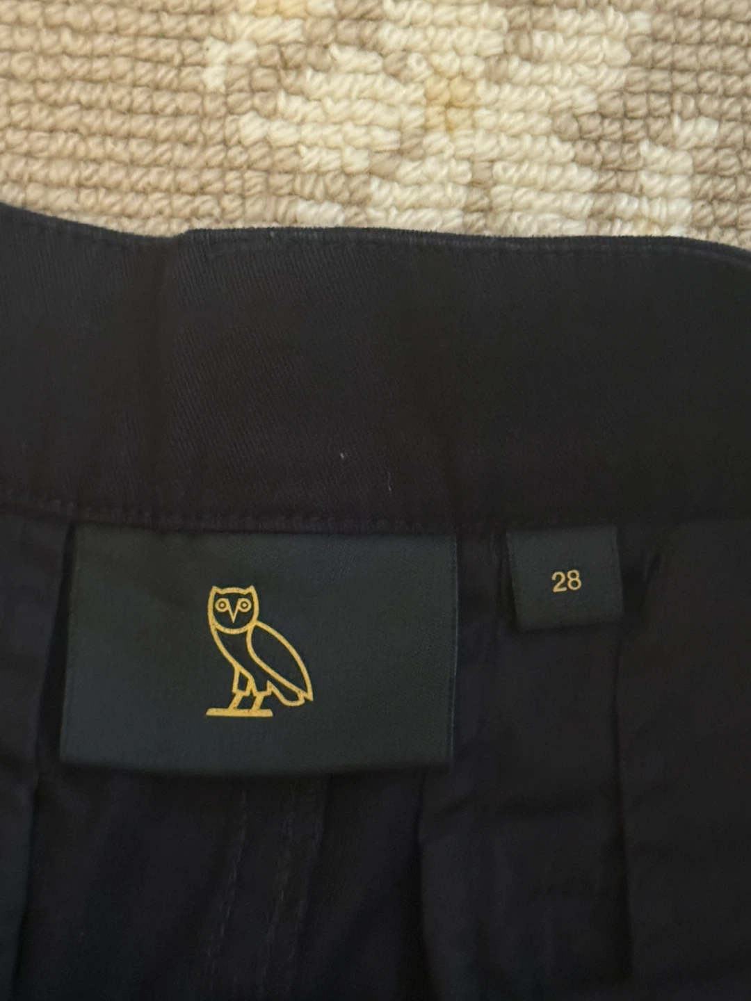 October's Very Own (OVO) Black Embroidered Pants - Size 28 - photo 5