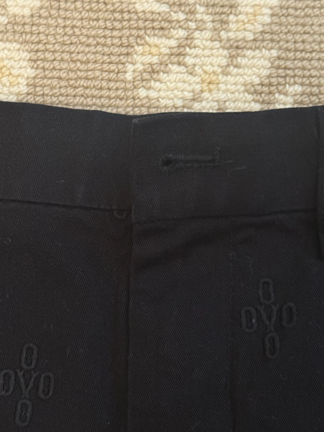 October's Very Own (OVO) Black Embroidered Pants - Size 28 - photo 4