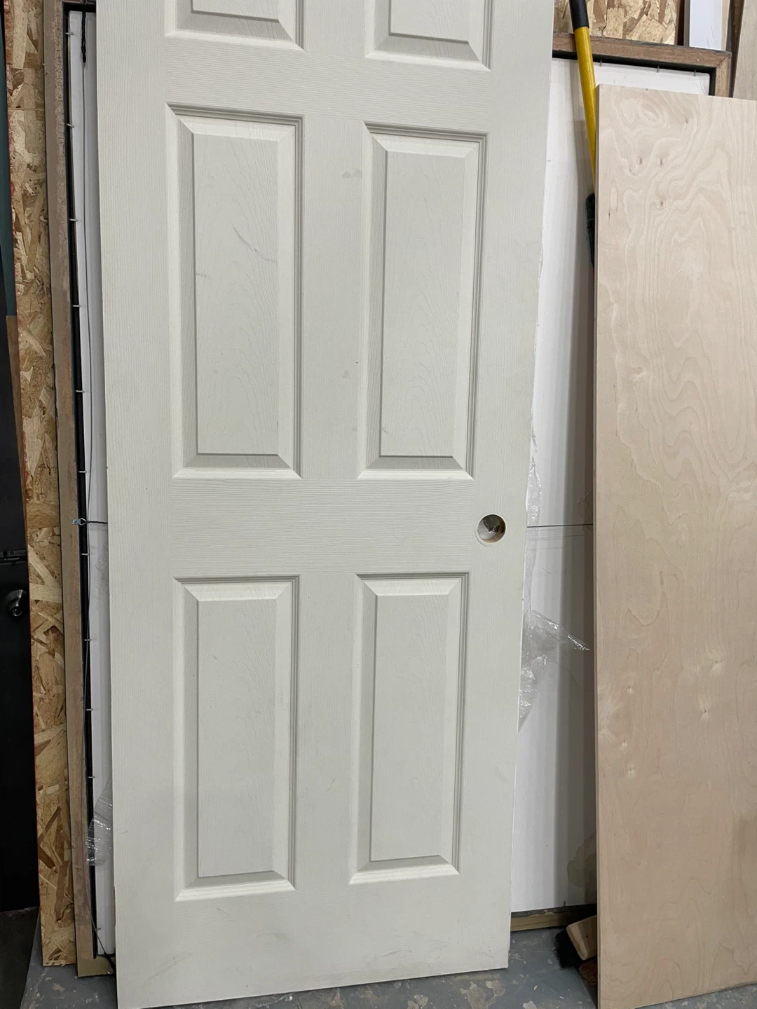 White Six-Panel Interior Door - photo 2