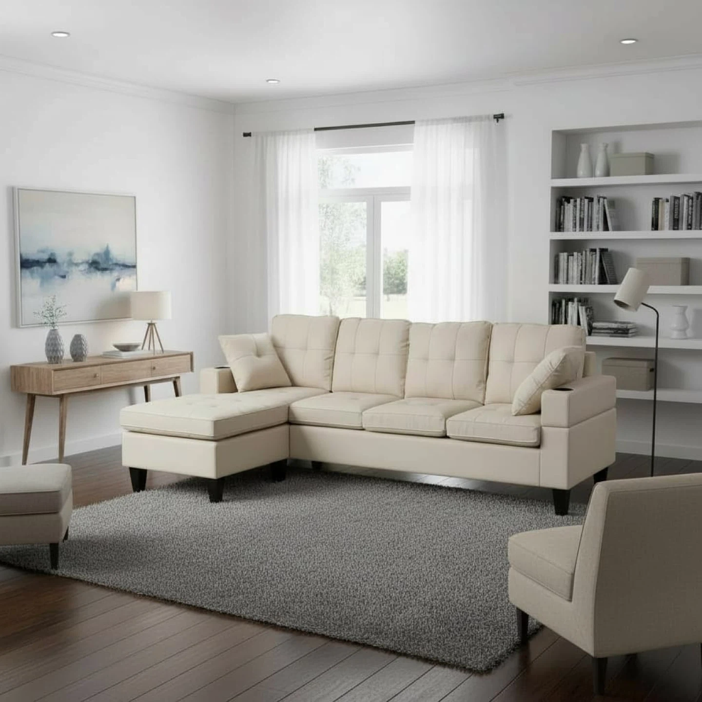 Sectional Sofa with Chaise - photo 3