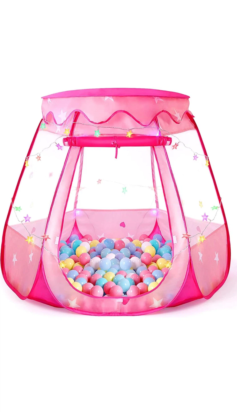 Kids Princess Tent with Lights
