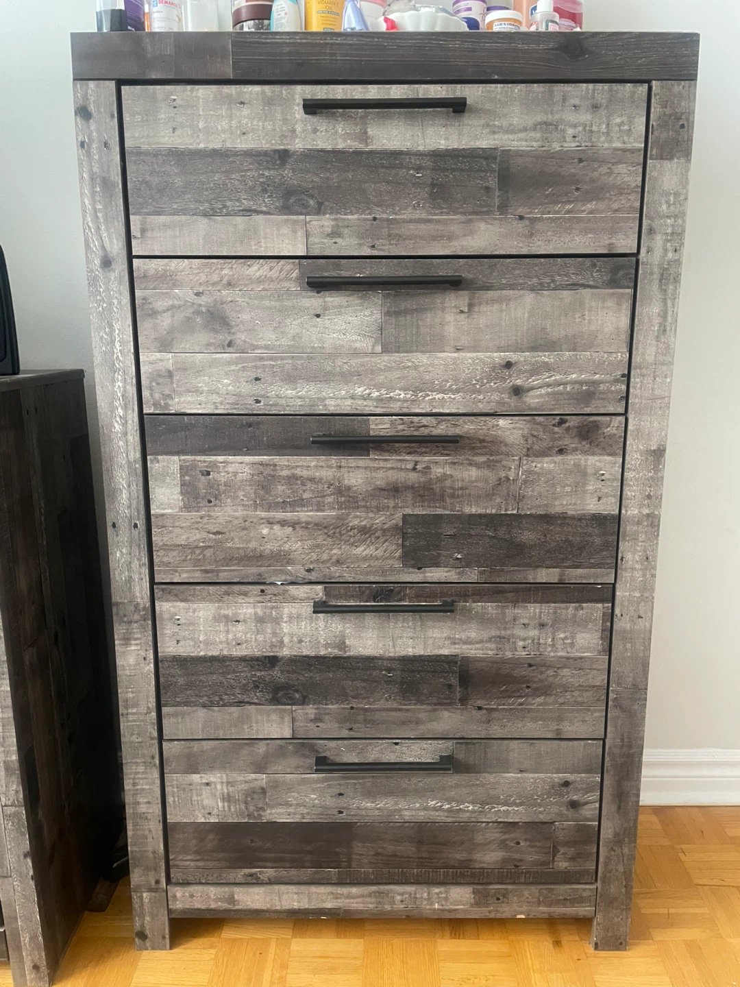 3 Rustic Wood Dressers 1 Wide one  and 2 Long ones - photo 2