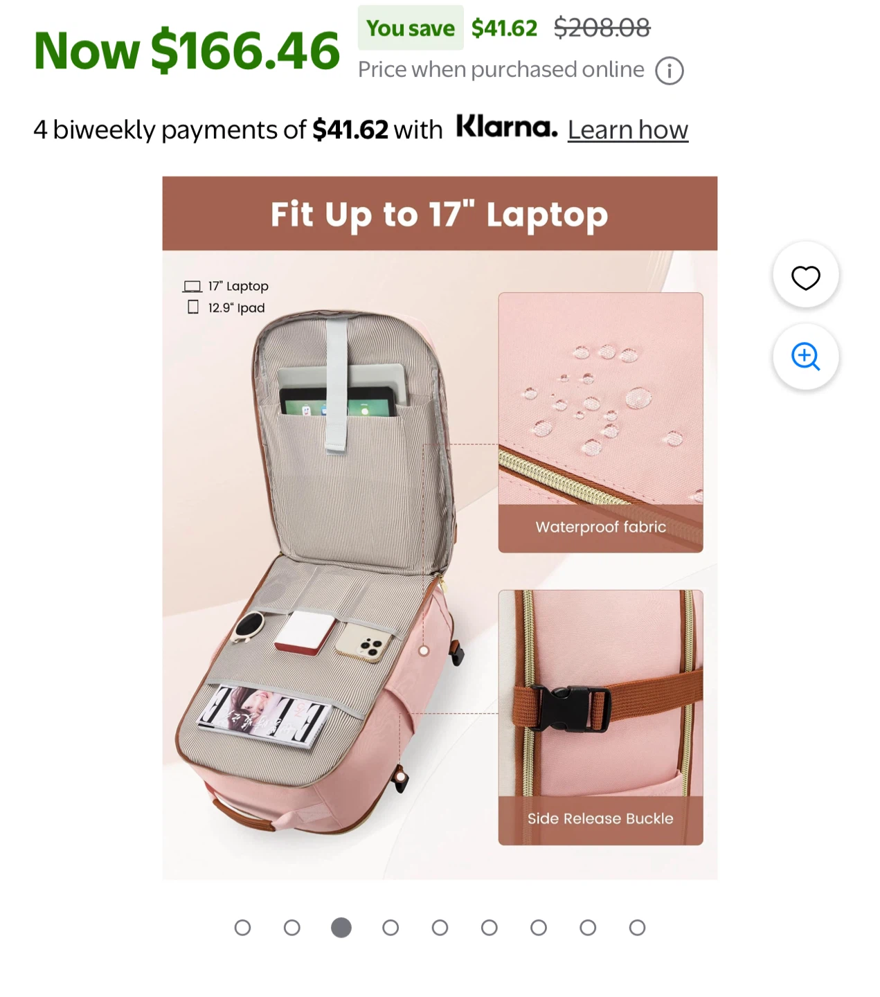 Lovevook Laptop Backpack - Pink - photo 3