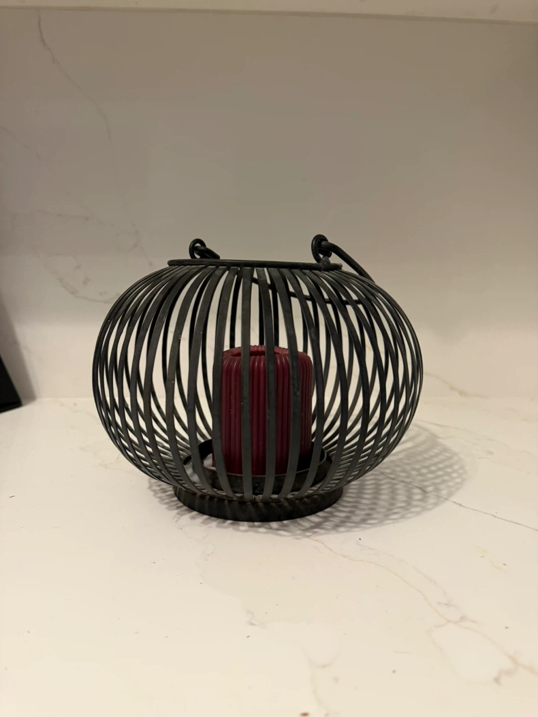 Black Metal Lantern