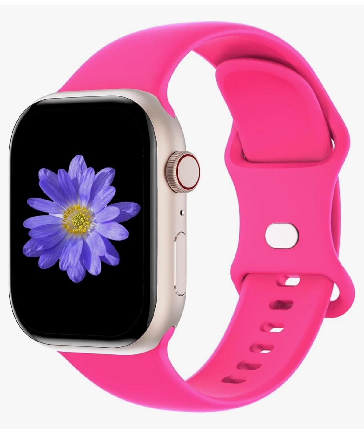 Replacement Watch Band - Hot Pink Silicone