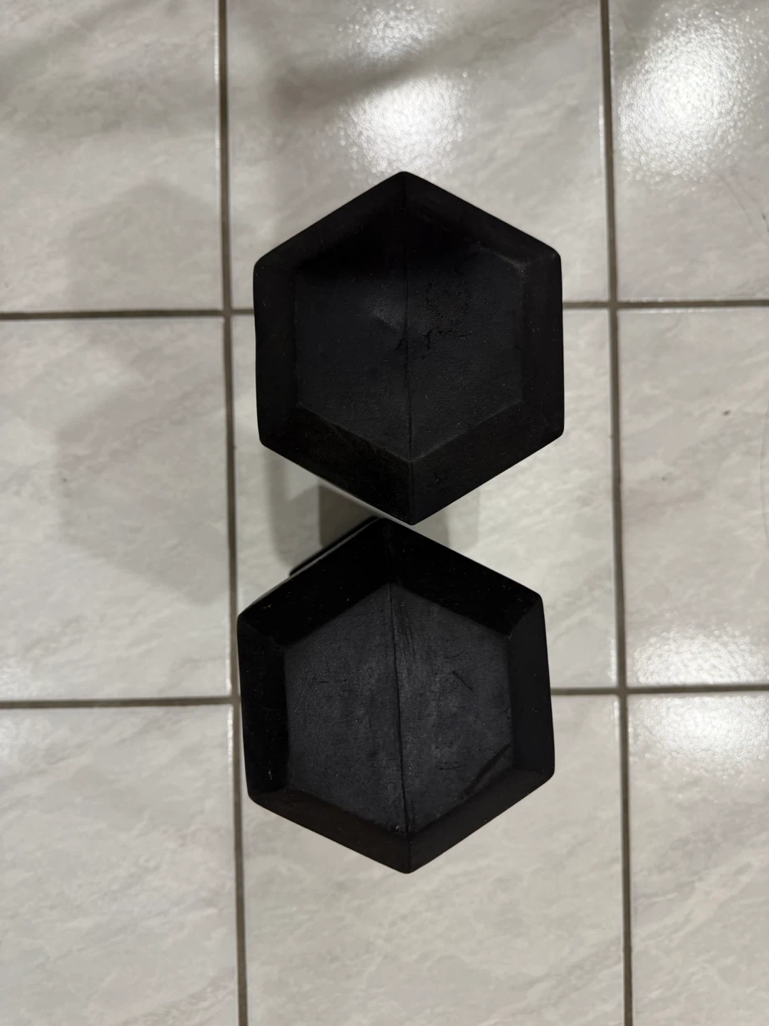 Pair of 35lb Hex Dumbbells - photo 5