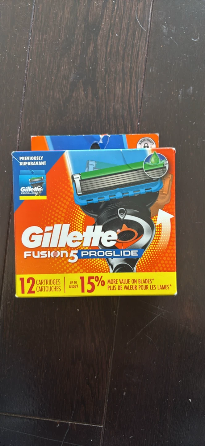 Gillette Fusion5 ProGlide Razor Cartridges - 12 Count