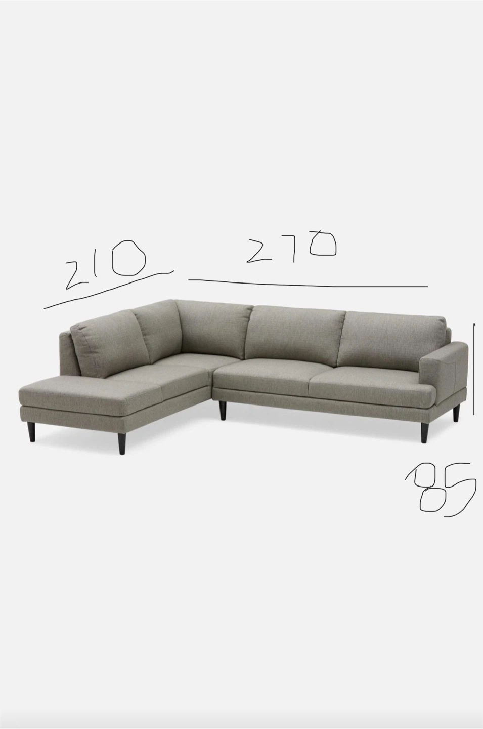 Left Sectional Sofa (obo) - photo 5