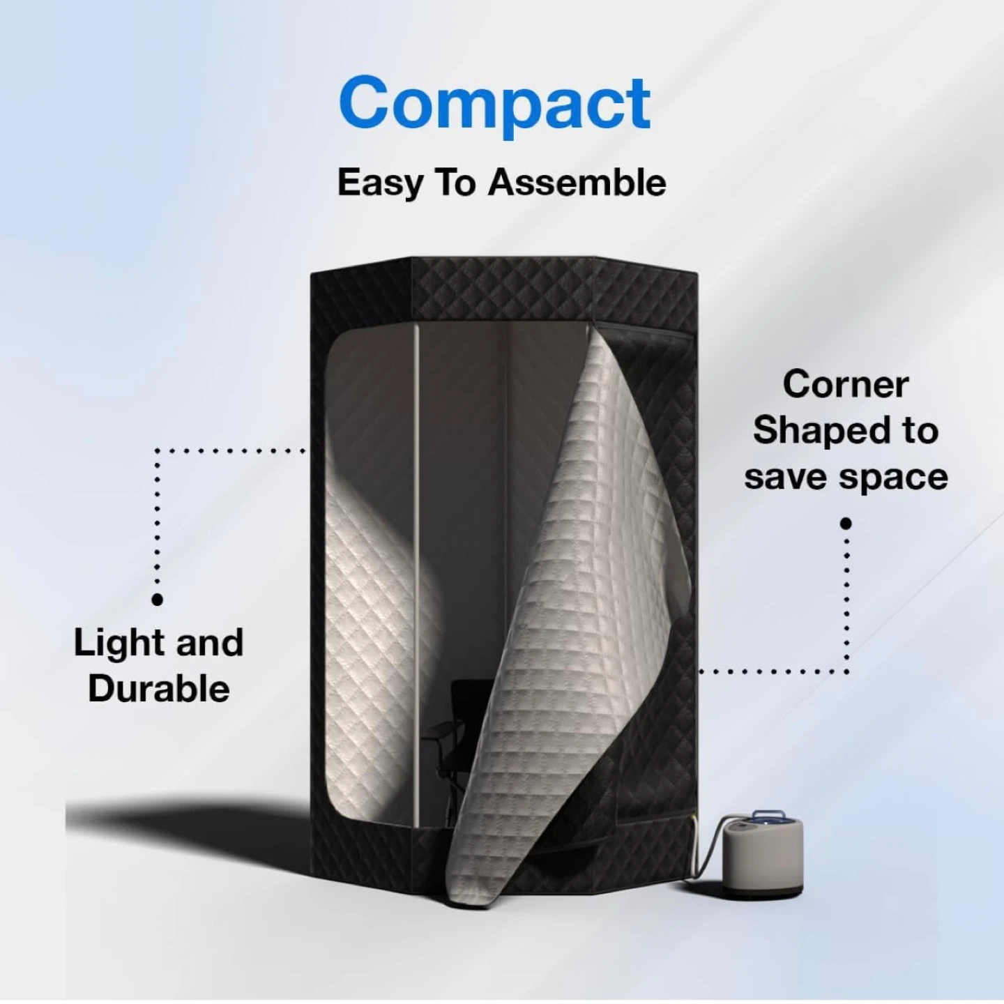 Home Steam Sauna - Portable Full-Body Coverage Sauna with Smart - photo 2
