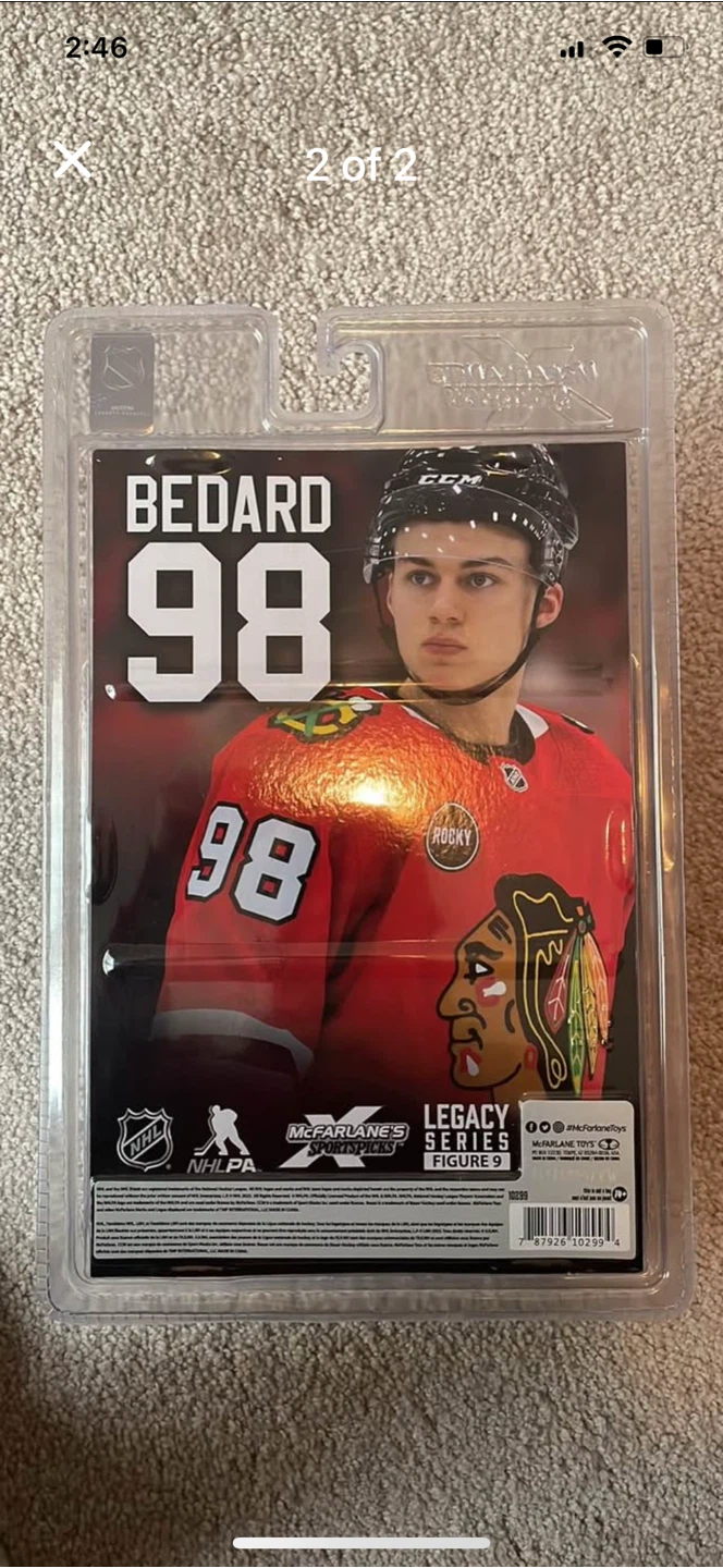 Connor Bedard 98 McFarlane Toys NHL Action Figure - photo 2