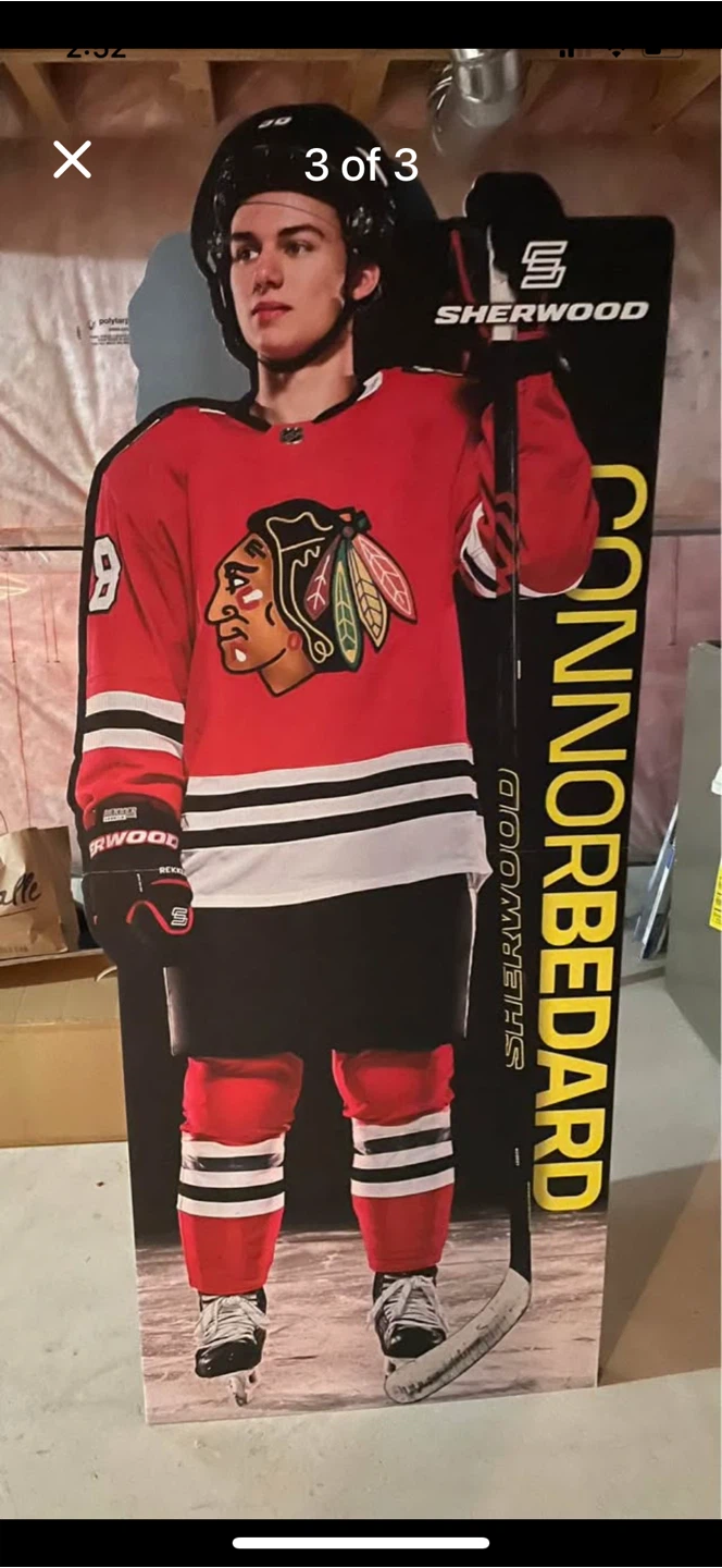 Sherwood Connor Bedard Life-Size Cardboard Cutout