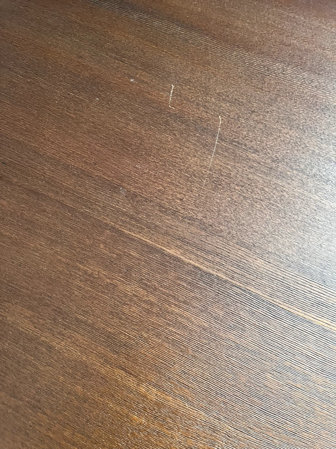 Dark Wood Dining Table + 2 chairs - photo 4