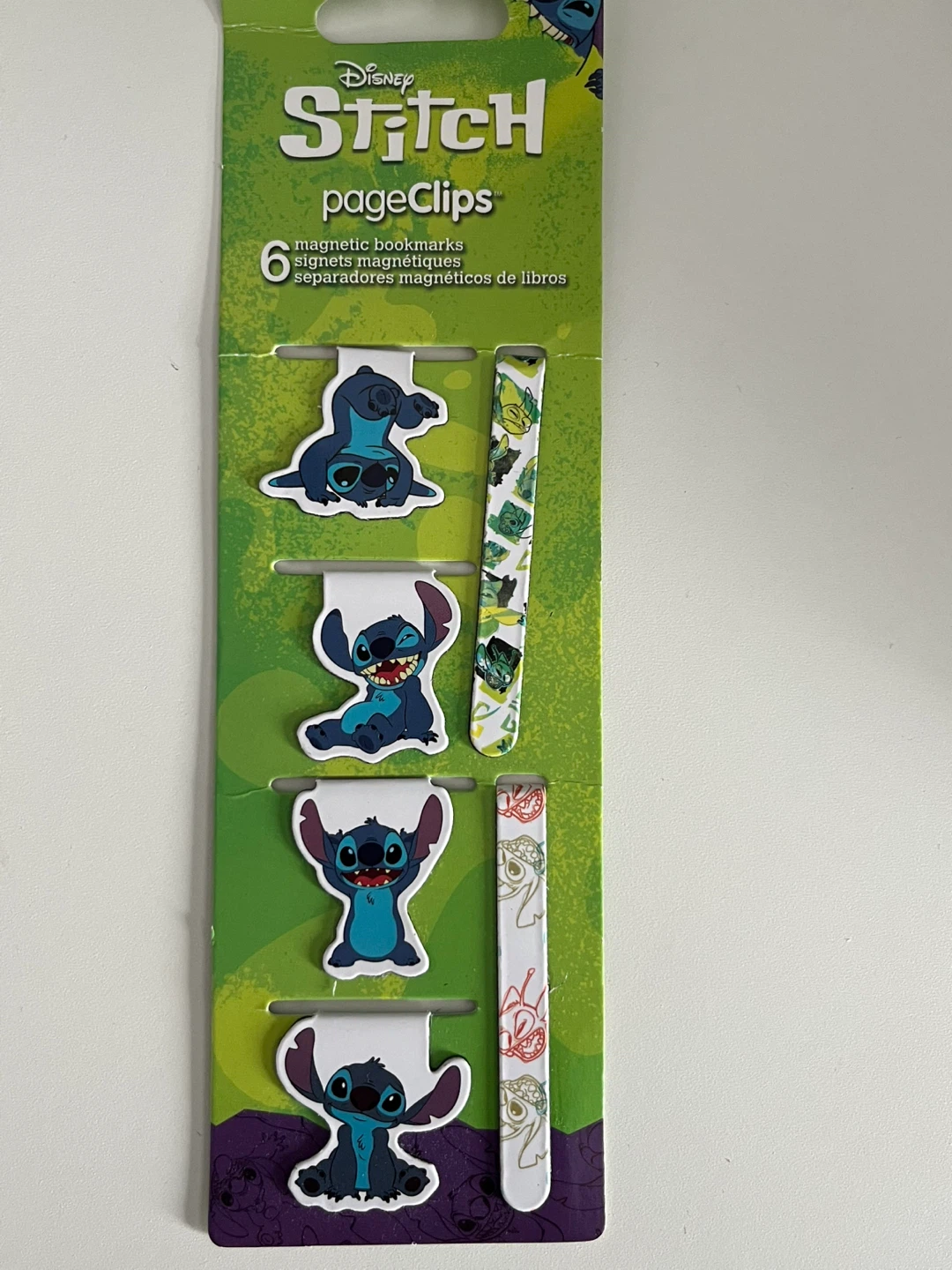 Disney Stitch Bookmarks / Page Clips (6 pcs)