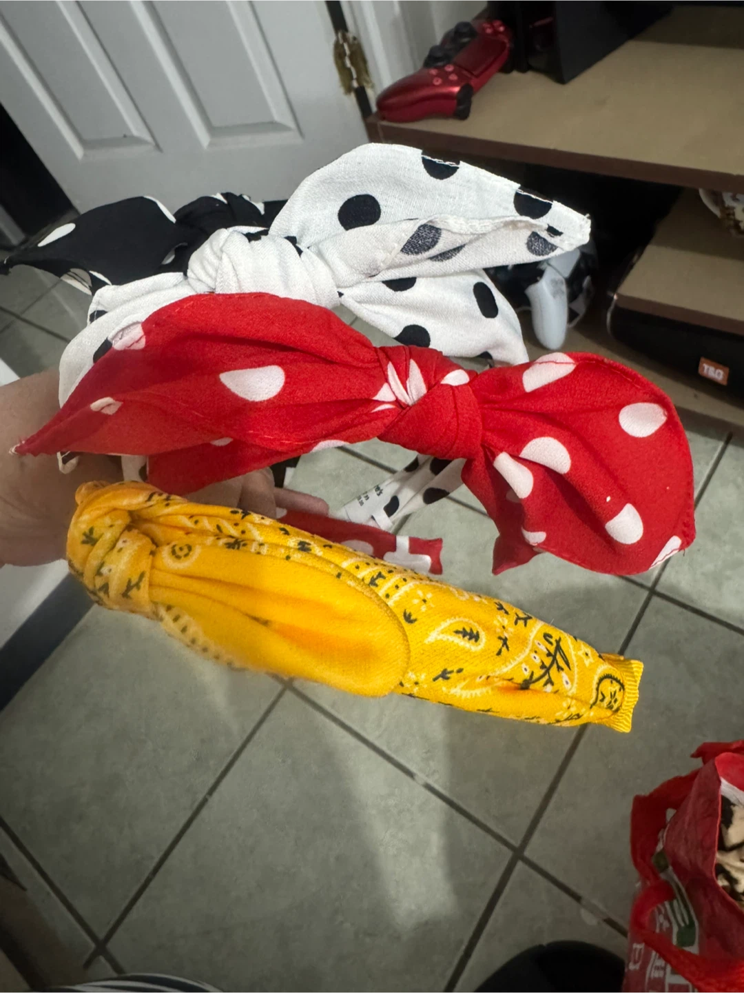 Diademas con lazos - Estampados de lunares y Paisley - photo 2