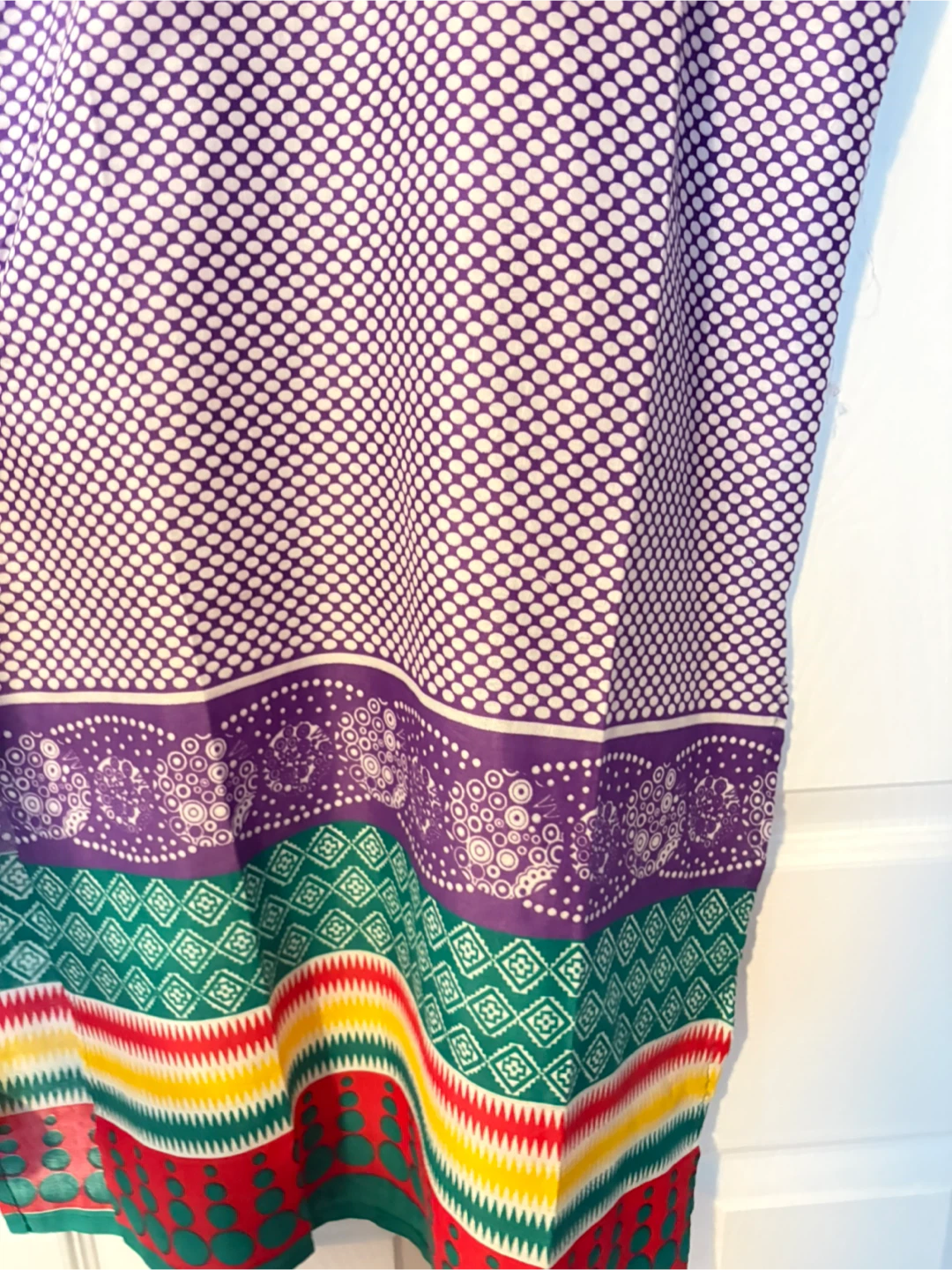 Sleeveless Kurti Tunic  Purple & White Dots - photo 2