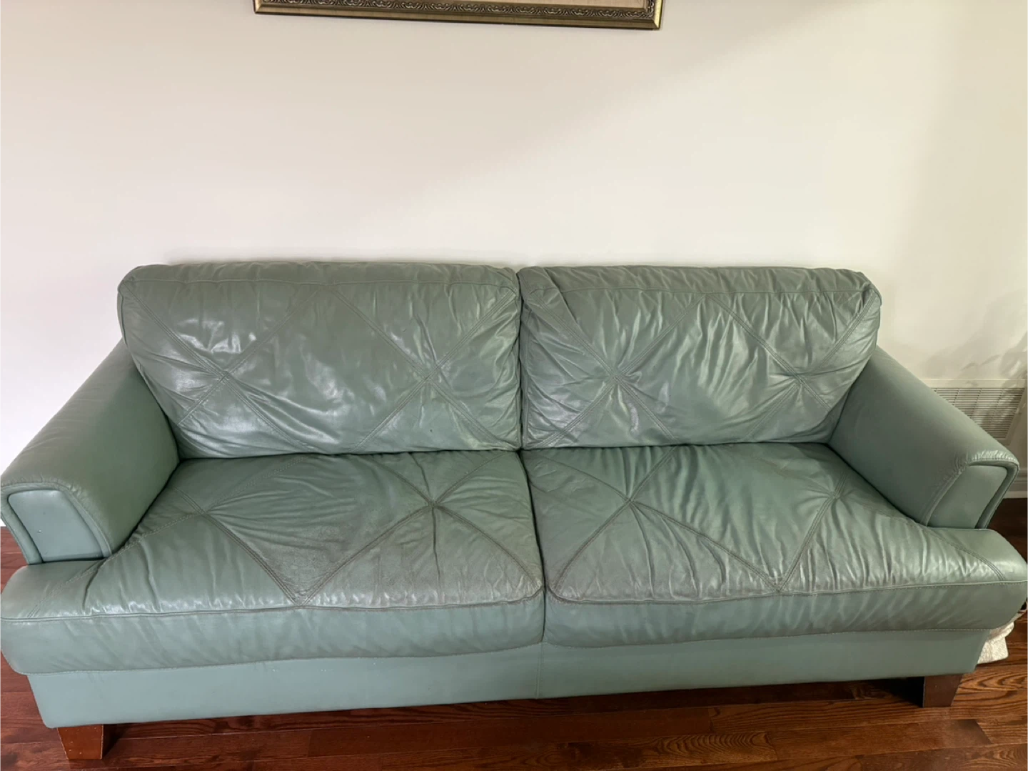 Light pistachio Leather 3pc set
