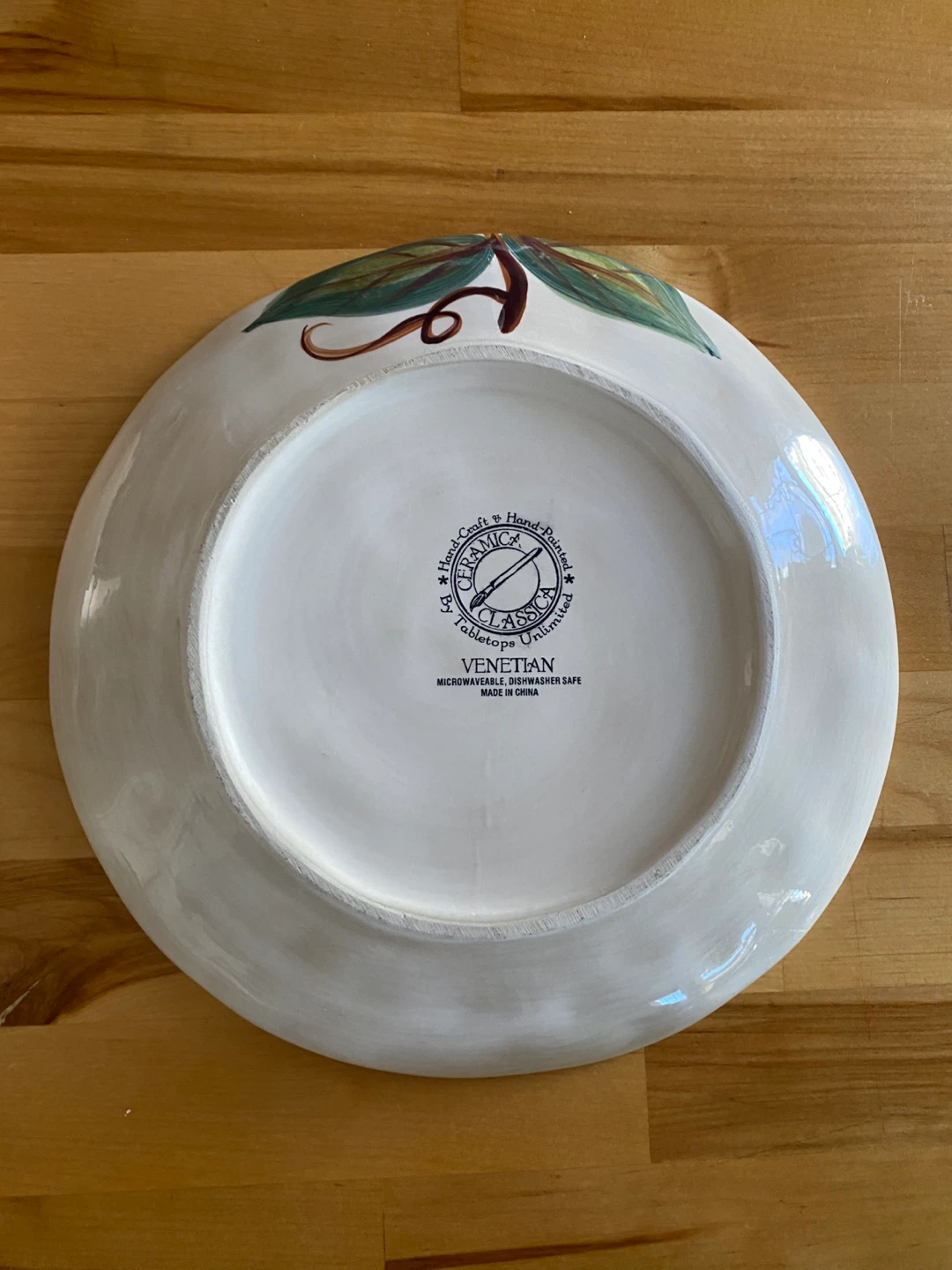 Hand-Crafted Ceramic Plates with Fruit Design - photo 5