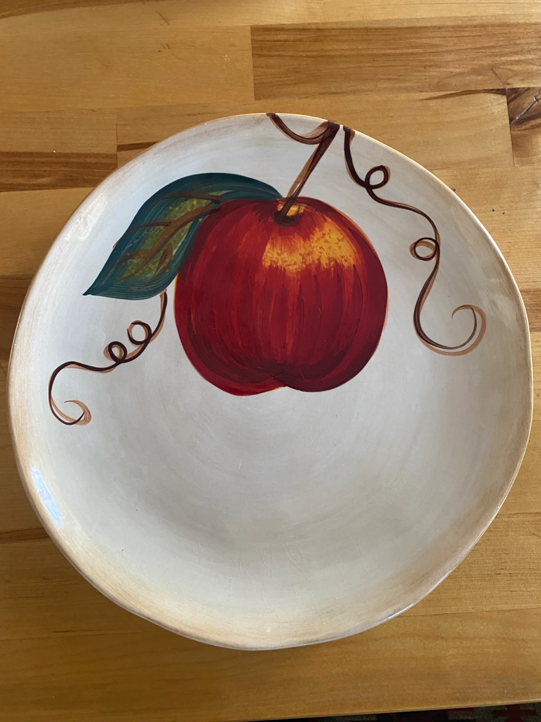 Hand-Crafted Ceramic Plates with Fruit Design - photo 3