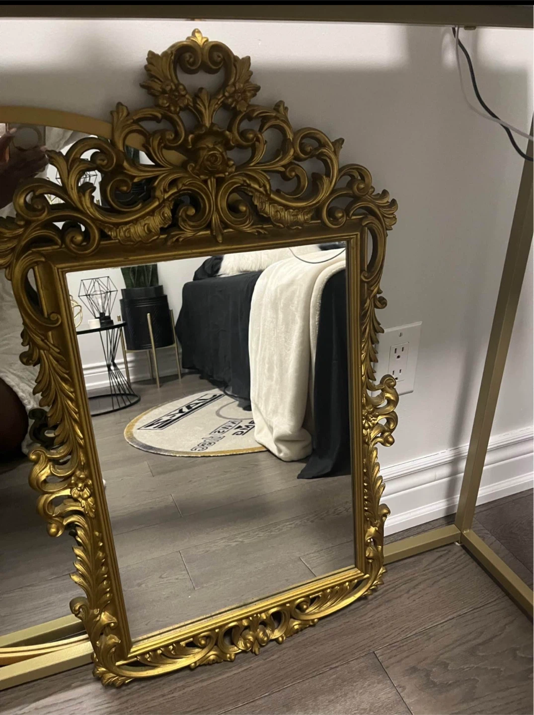 Ornate Gold Wall Mirror