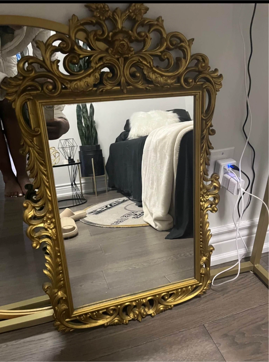 Ornate Gold Wall Mirror - photo 2