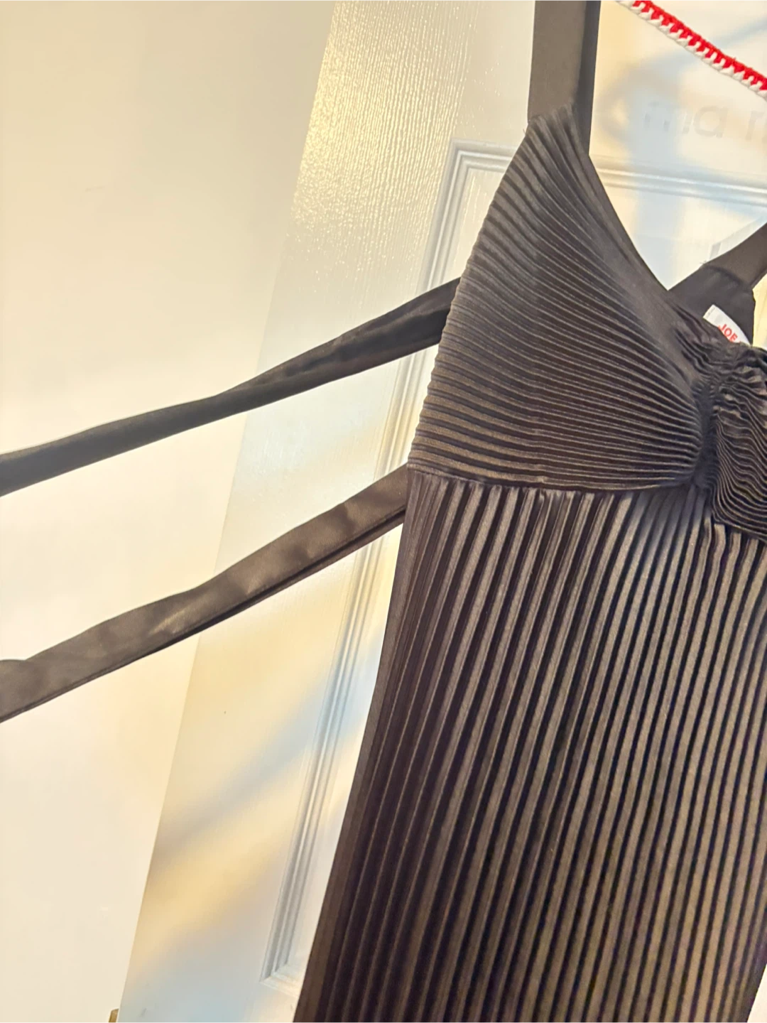 Black Pleated Maxi Dress - photo 3