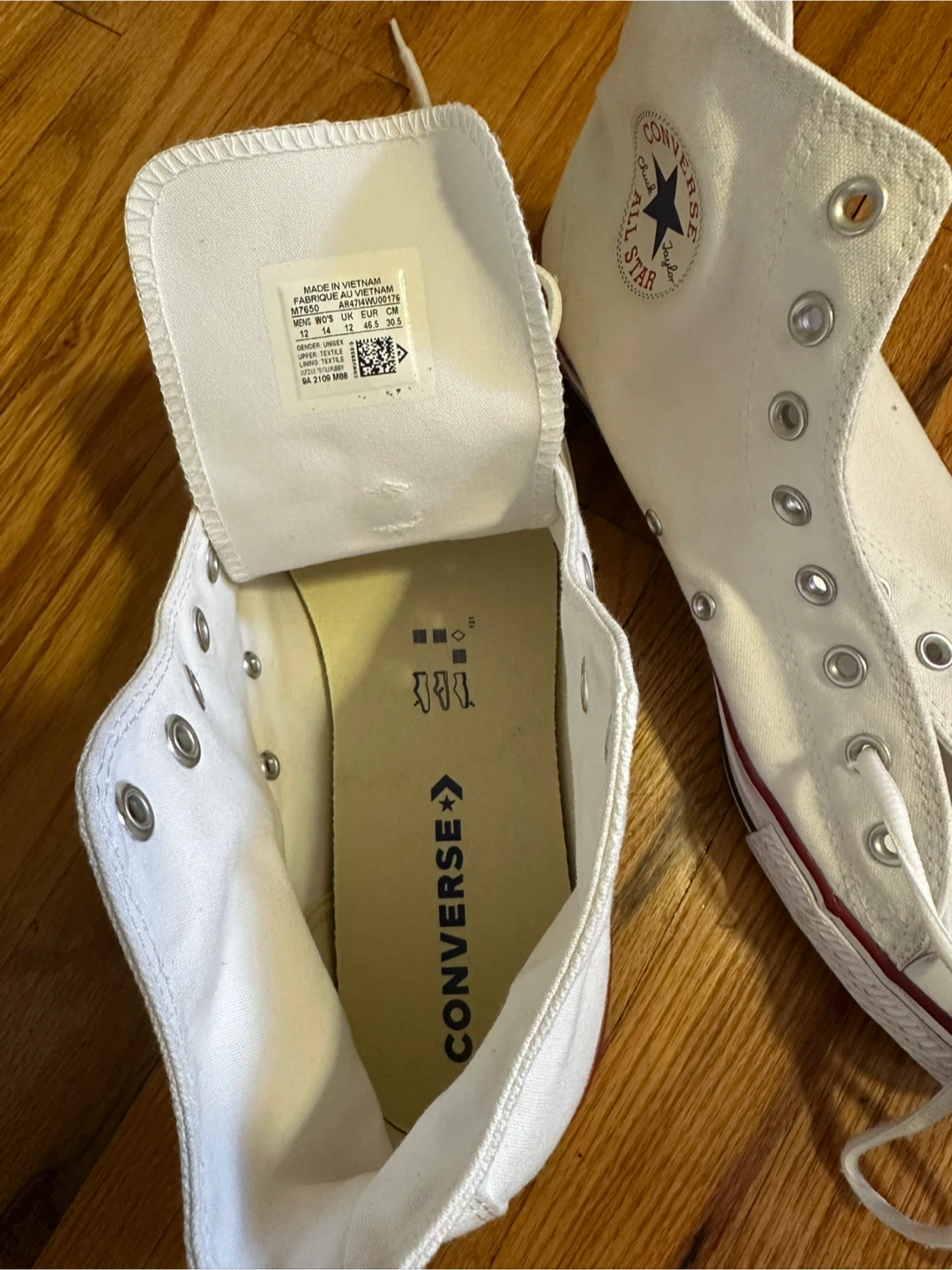 Converse Chuck Taylor All Star High Top Sneakers White - photo 2