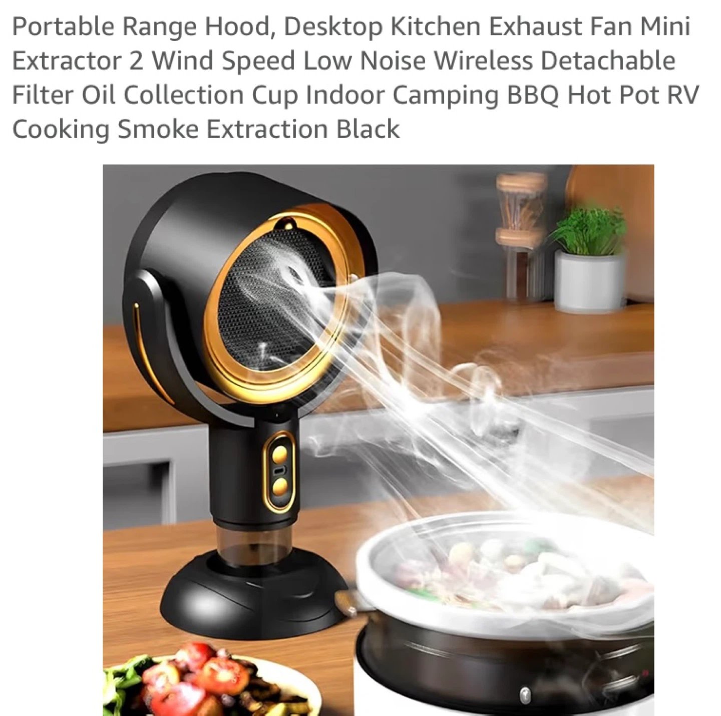 New Portable Exhaust Fan Range Hood